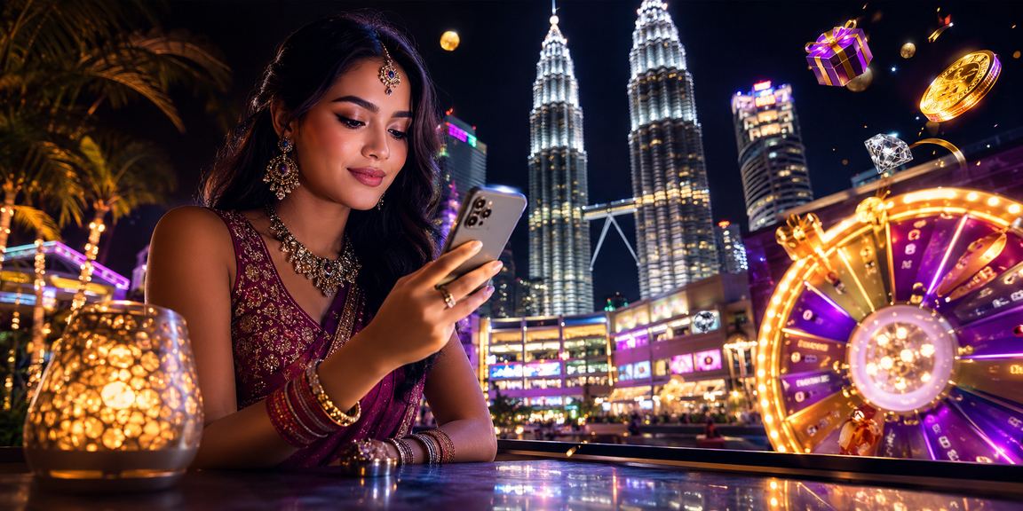 Pemain roulette di Kuala Lumpur mengakses status VIP melalui telefon mudah alih